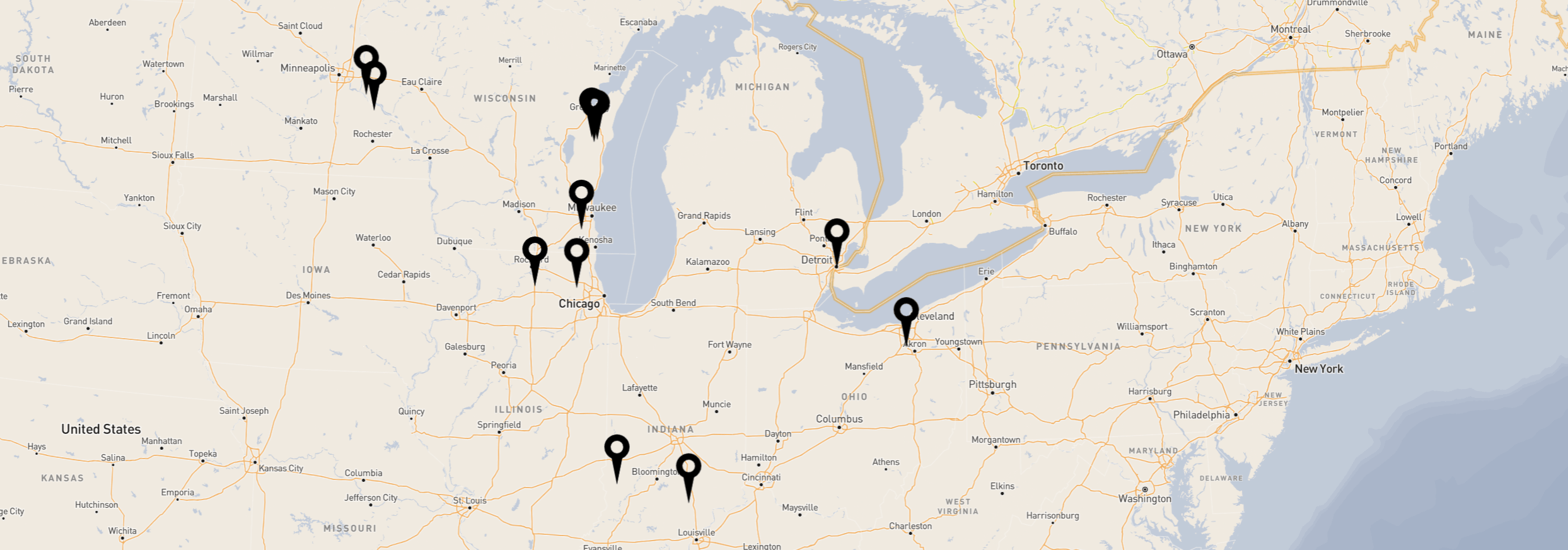 Properties Map