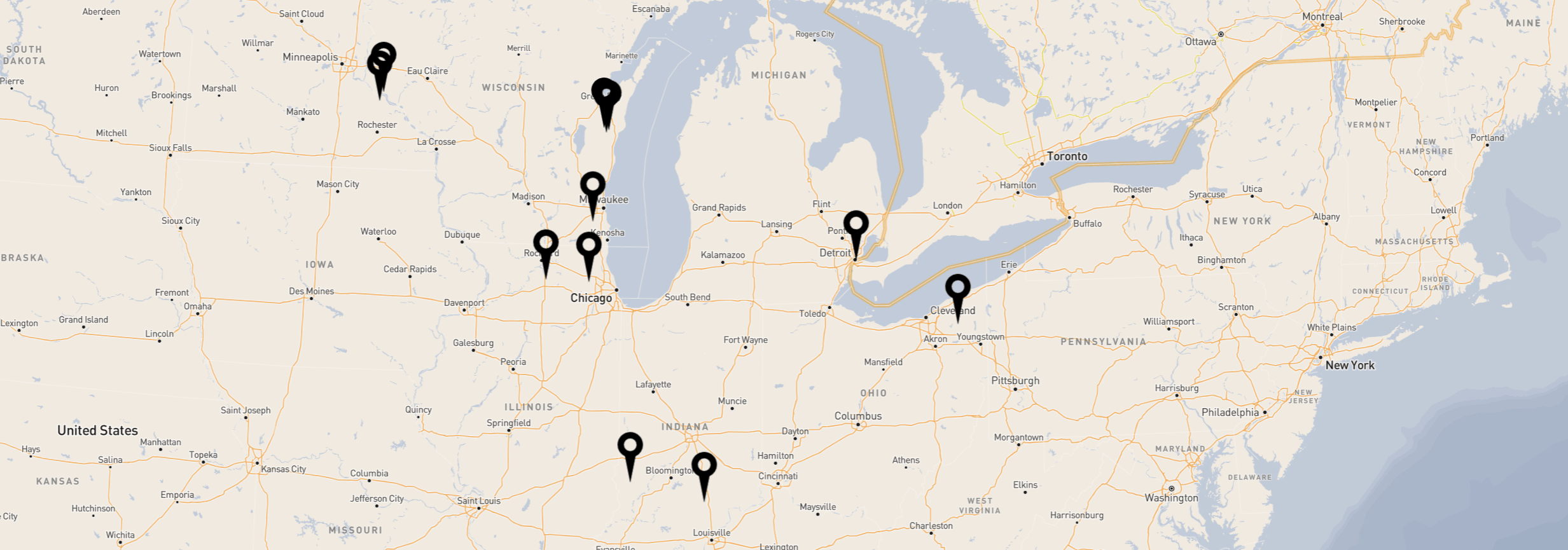Properties Map