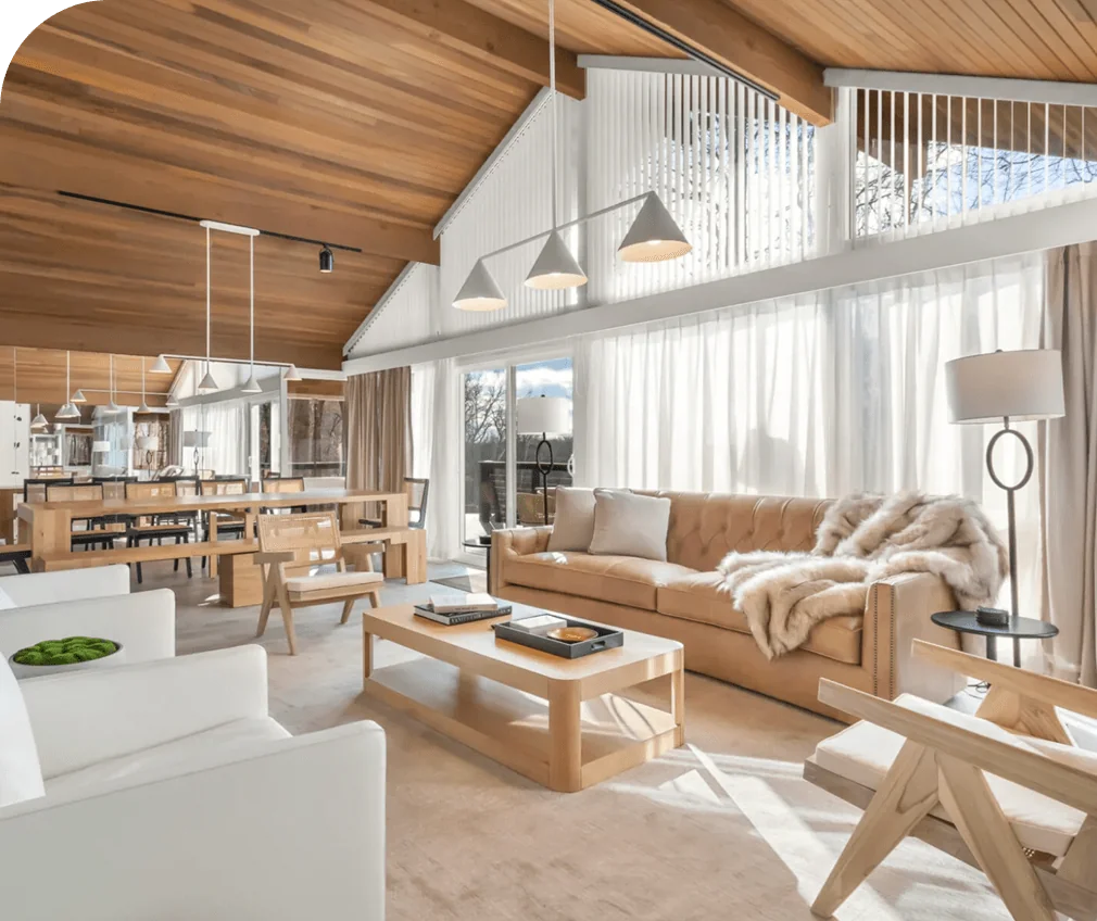 spacious living area
